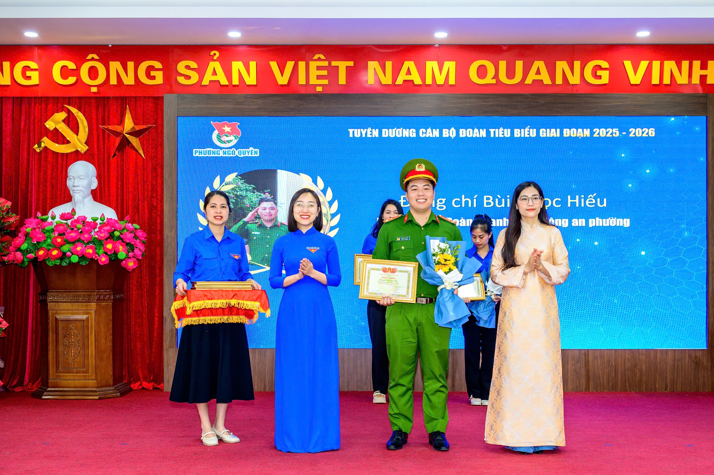 Công an phường Ngô Quyền tổ chức tuyên truyền pháp luật nhân dịp kỷ niệm 95 năm Ngày thành lập Đoàn TNCS Hồ Chí Minh